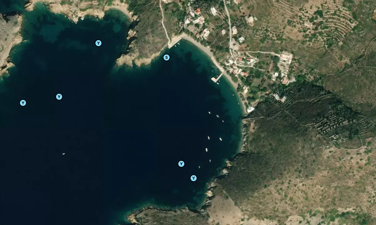Satelite image of Kampi Beach