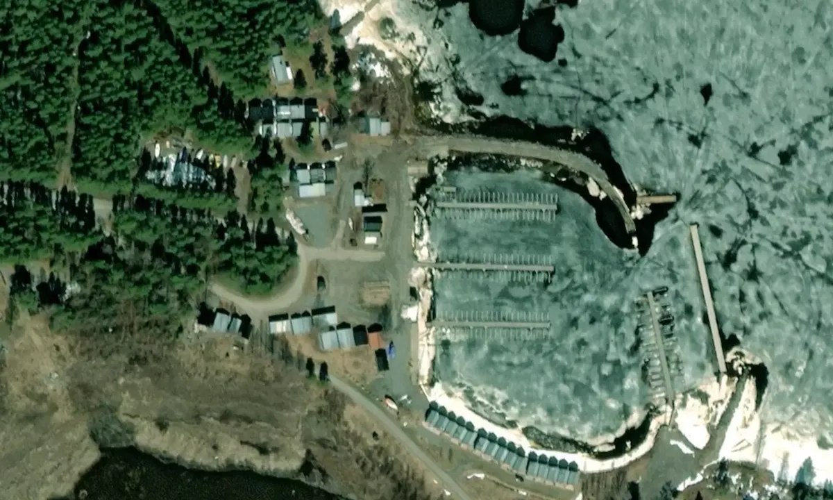 Satelite image of Kängsön