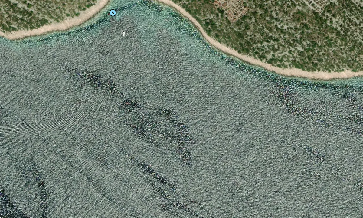 Satelite image of Kaprije SW