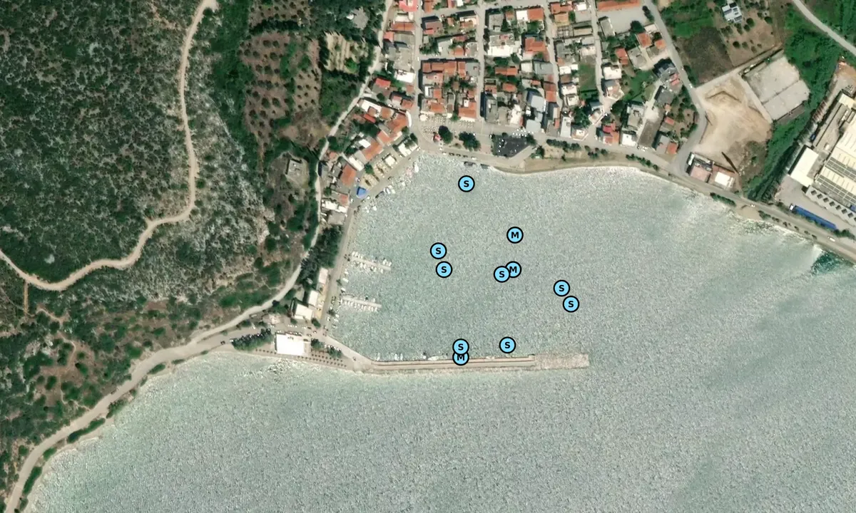 Satelite image of Karavos marina