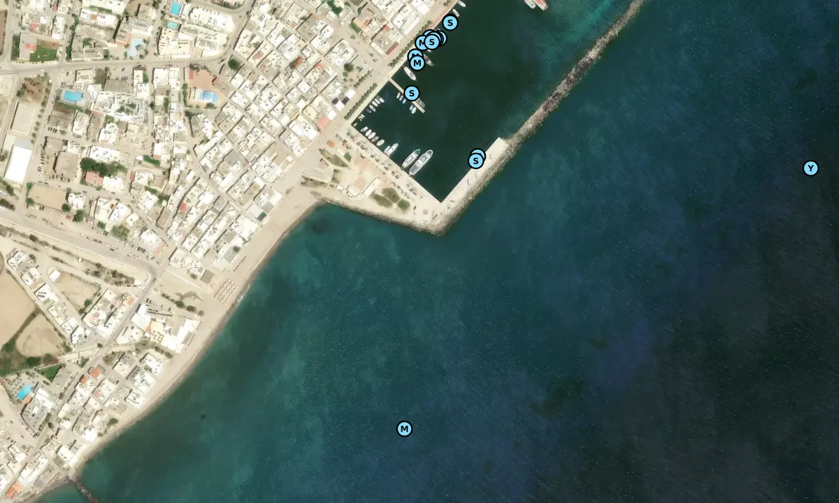 Satelite image of Kardamena Sud