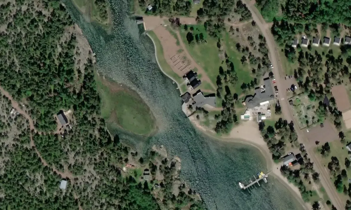 Satelite image of Käringsund - norra