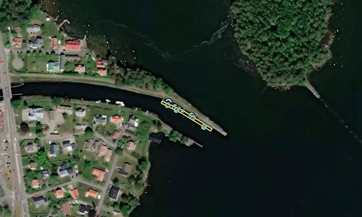 Satelite image of Karlsborg - Kanalbolaget
