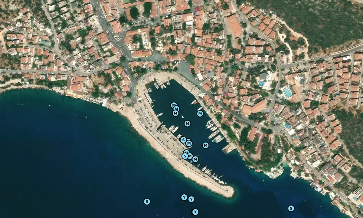 Satelite image of Kas Balikci Barinagi