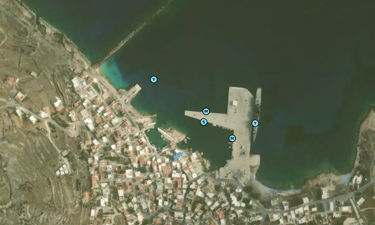 Satelite image of Kasos Harbor
