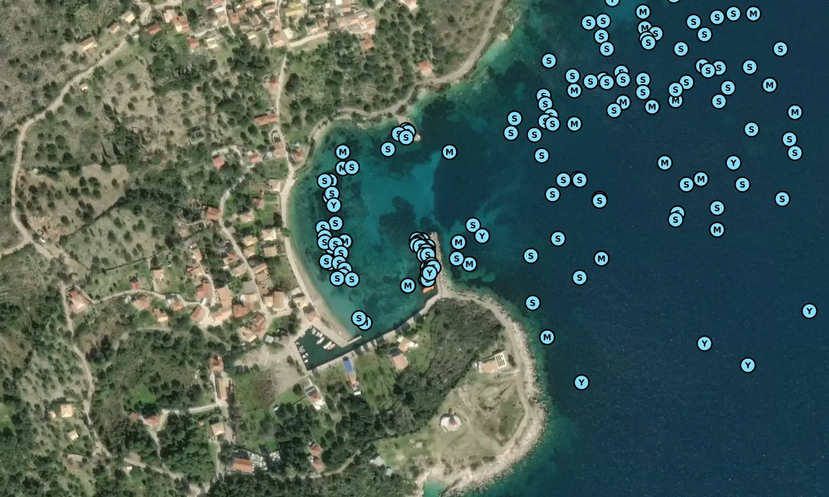 Satelite image of Kastos marina
