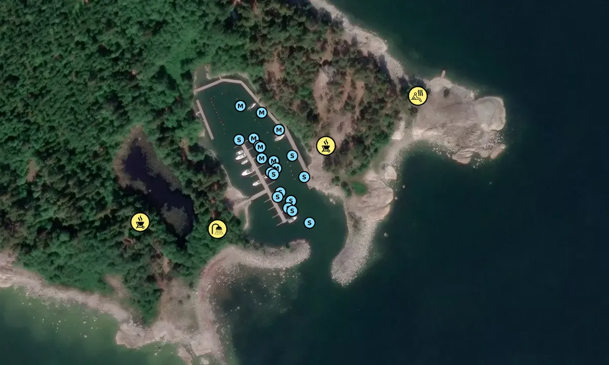 Satelite image of Kaunissaari - Fagerö