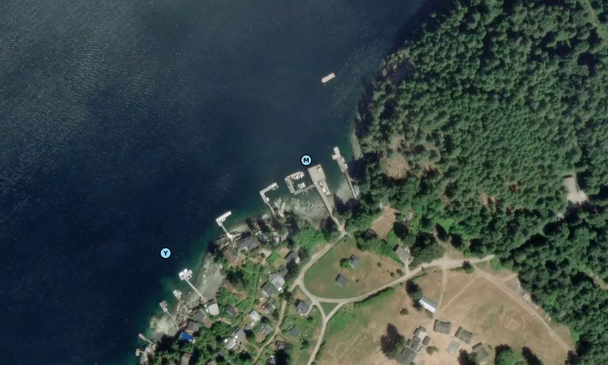 Satelite image of Keats Landing