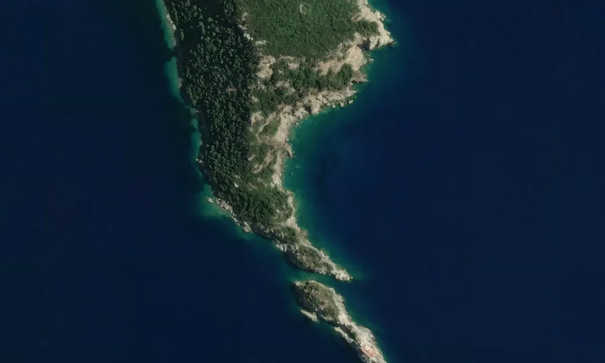 Satelite image of Keci Island