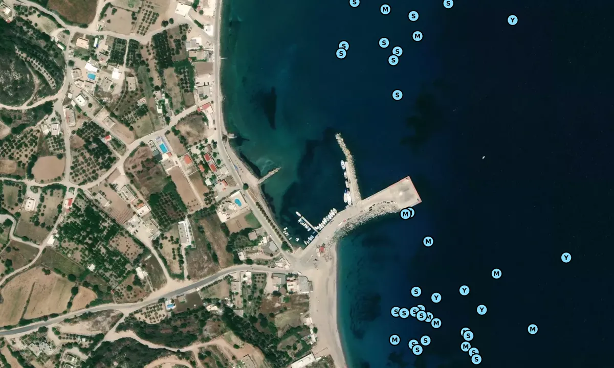 Satelite image of Kefalos-Kos West
