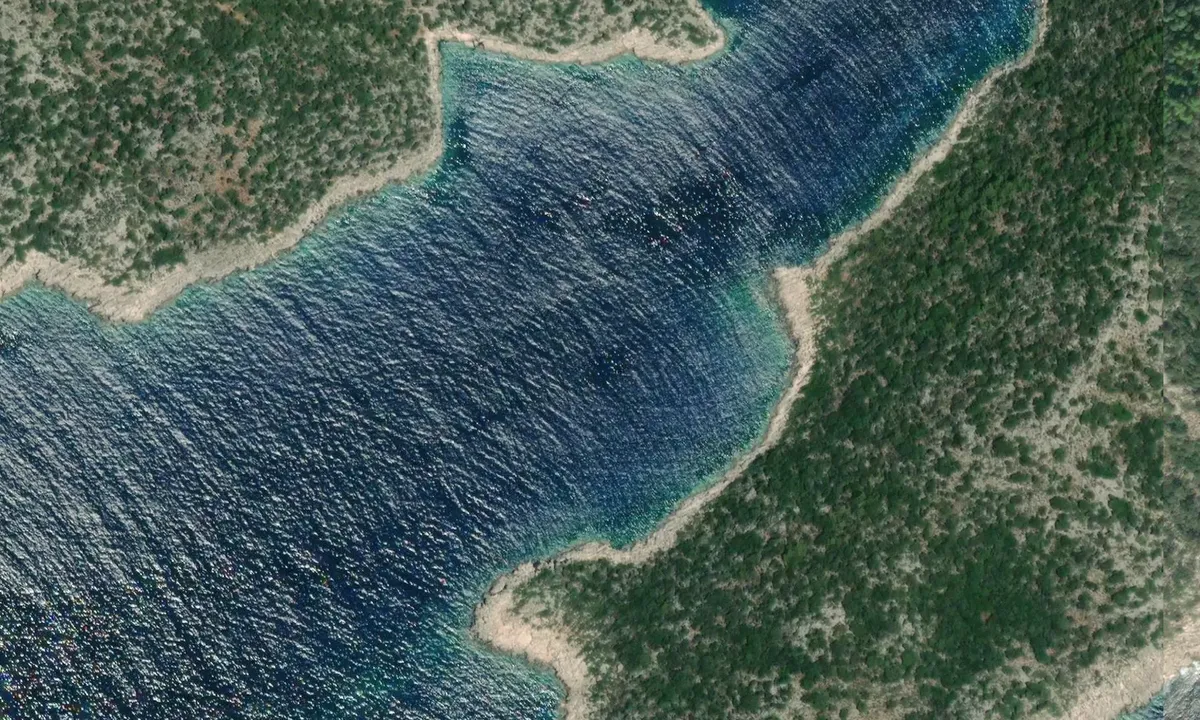 Satelite image of Kekova South