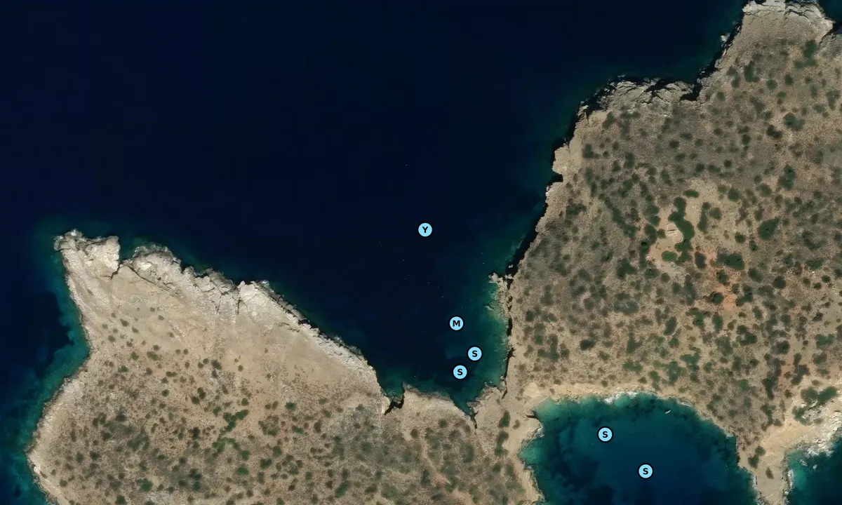 Satelite image of Kelevini Islands North