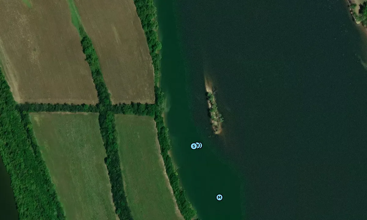Satelite image of Kelley's Island