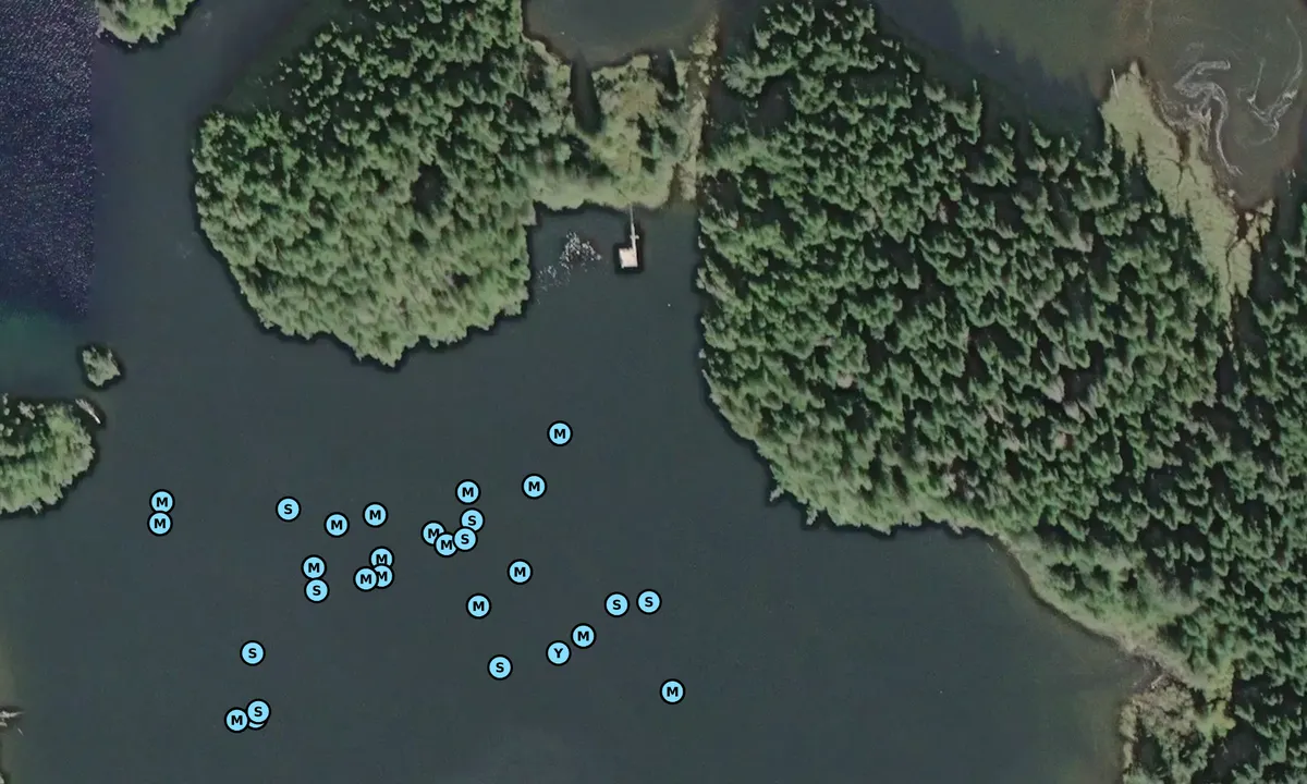 Satelite image of Kennedy Cove