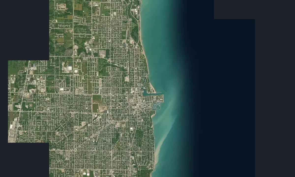 Flyfoto av Kenosha Yacht Club