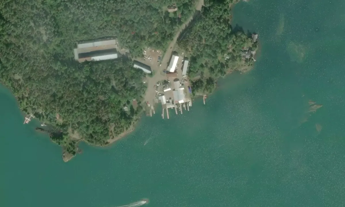 Satelite image of Kensington Point Marina