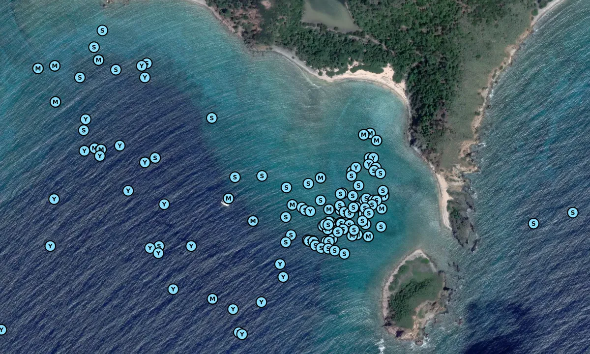 Satelite image of Key Bay