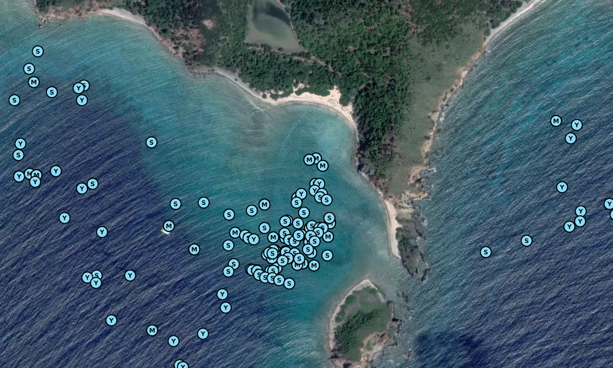 Satelite image of Key Bay - Other Islands