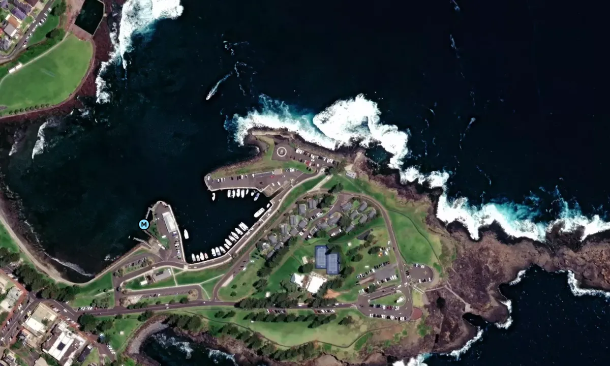 Satelite image of Kiama Slipway