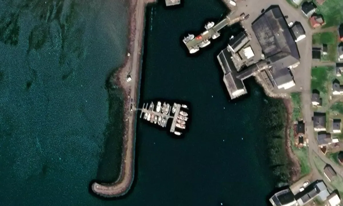 Satelite image of Kiberg