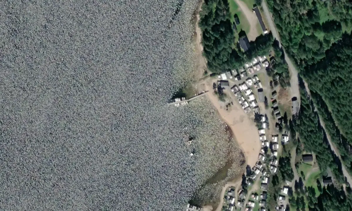 Satelite image of Kilen Feriesenter