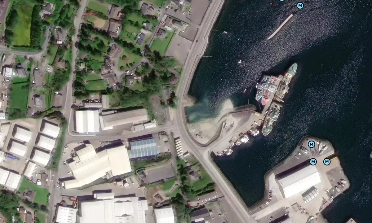Satelite image of Killybegs Marina 1