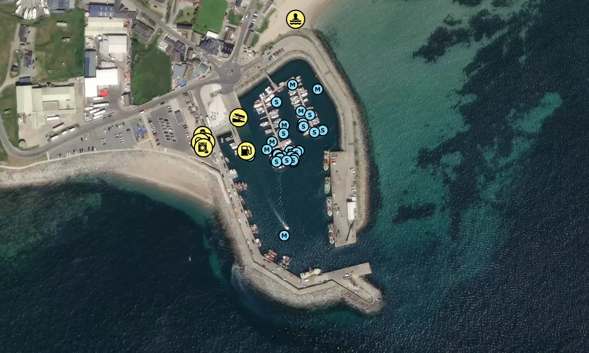 Satelite image of Kilmore Quay Fishing Port and Marina