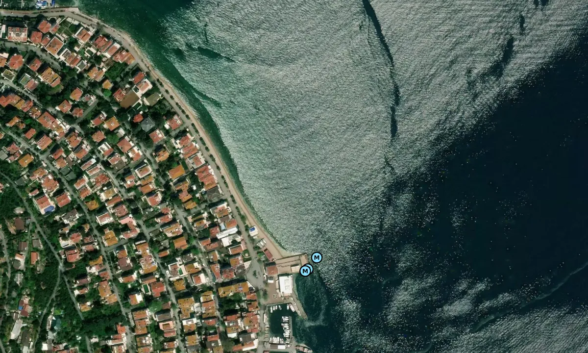 Satelite image of Kınalıada Ferry Port