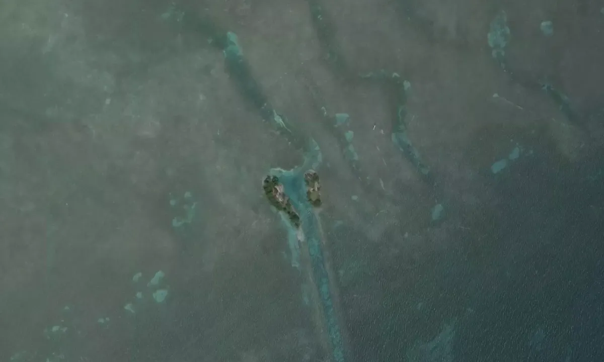 Satelite image of King Fish Shoals