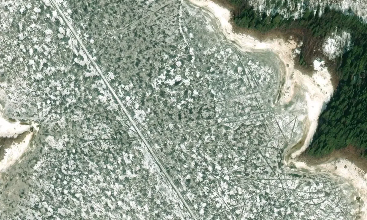 Satelite image of Kinnbäksfjärden