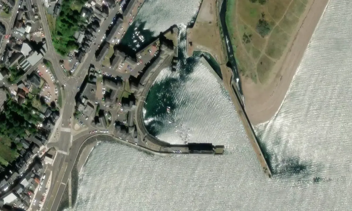 Satelite image of Kirkcaldy