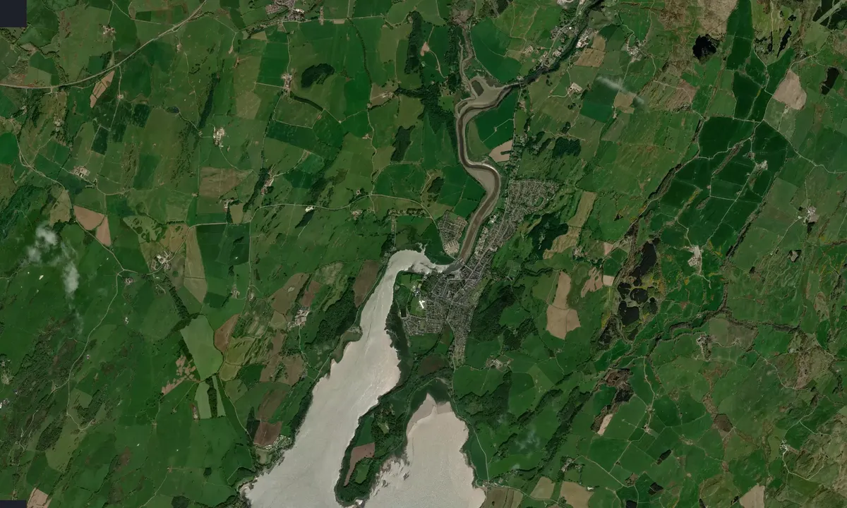 Flyfoto av Kirkcudbright Marina