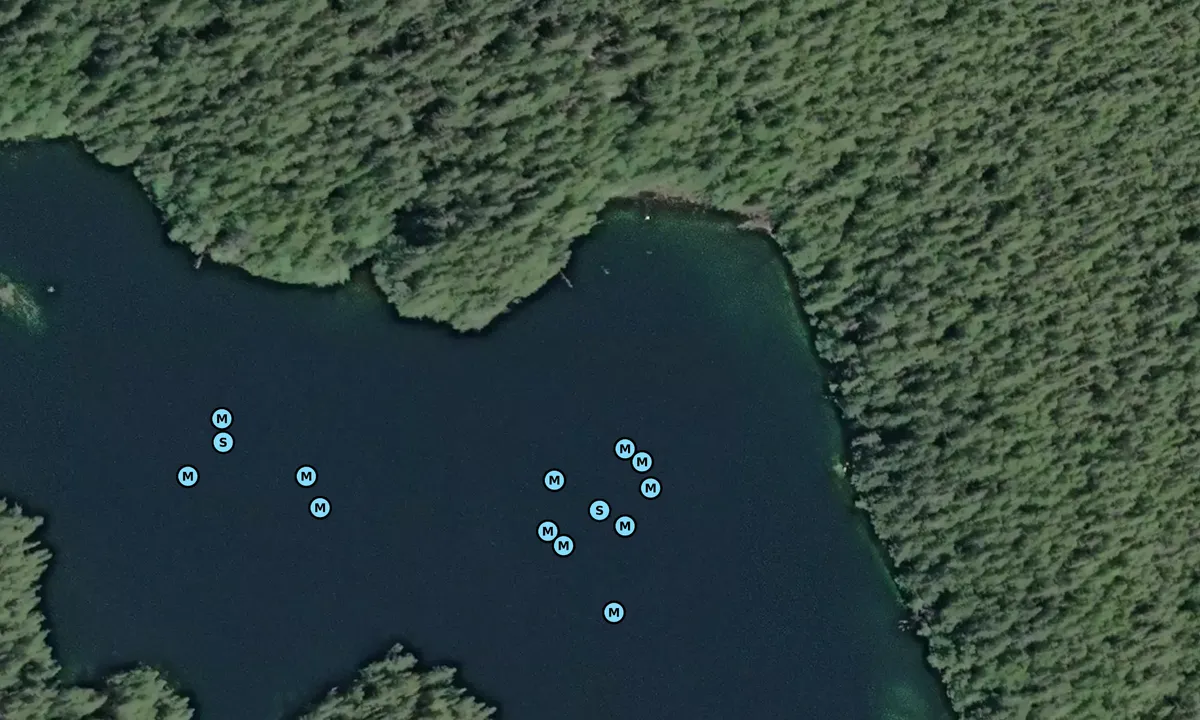 Satelite image of Kisameet Cove