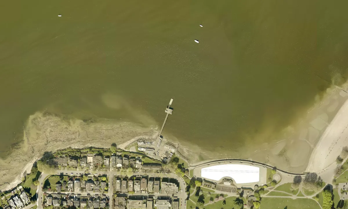 Flyfoto av Kitsilano Yacht Club