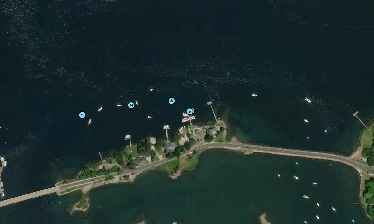 Satelite image of Kittery Point Yacht Club 1