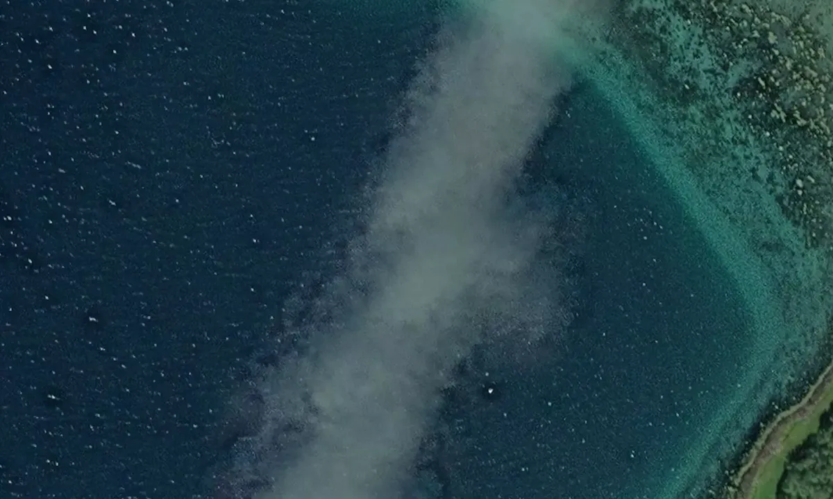 Satelite image of Kjeldebotn - Narvik