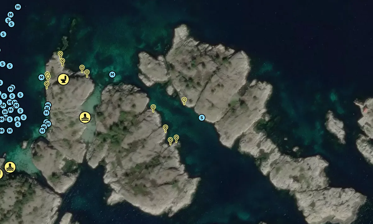 Satelite image of Kjerkesundet - Lillesand