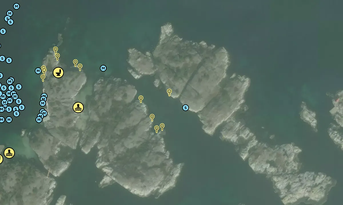 Satelite image of Kjerkesundet - Lillesand