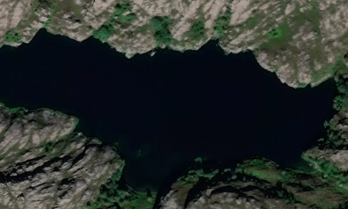 Satelite image of Kjerringvågen