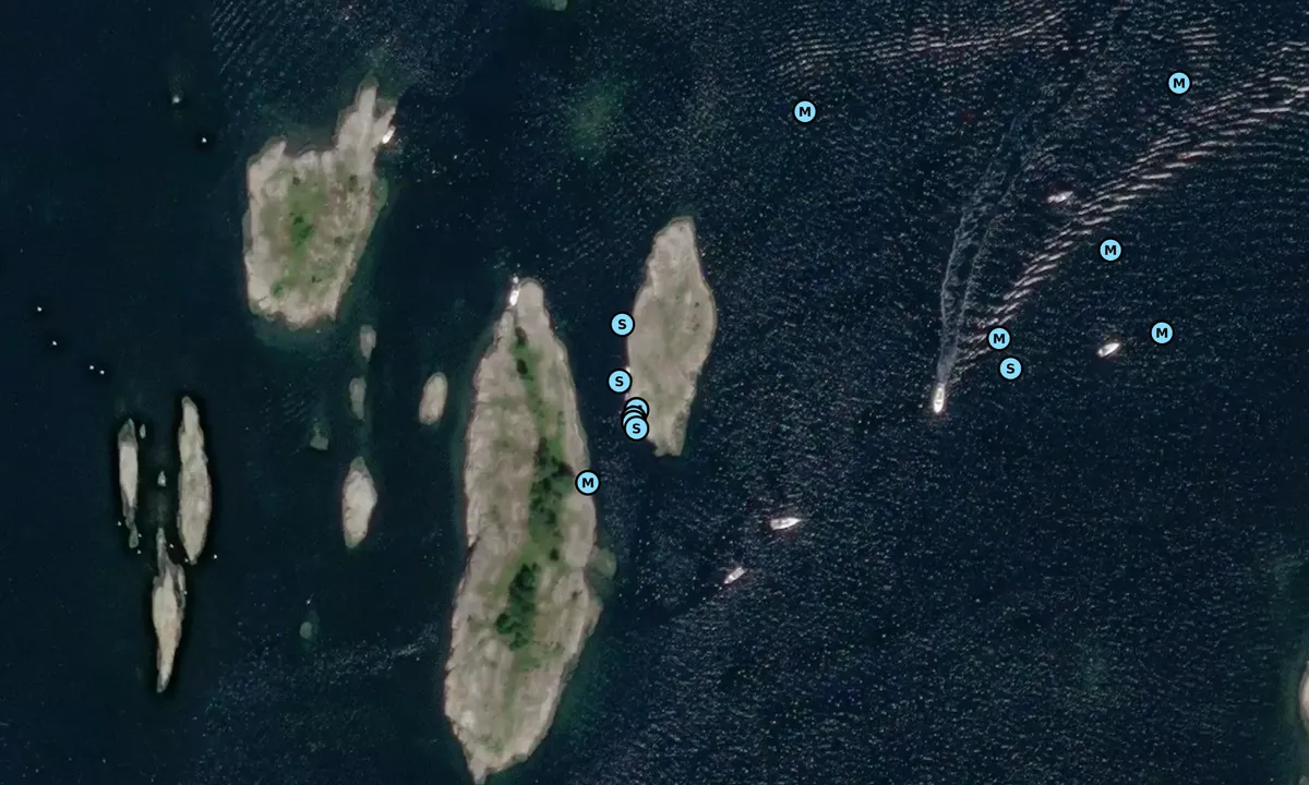 Satelite image of Kjølhalskjær - Langeskjæra