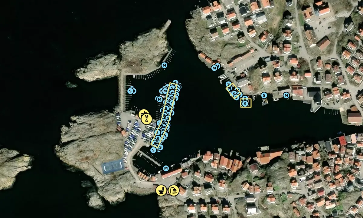 Satelite image of Klädesholmen - Fiskehamnen