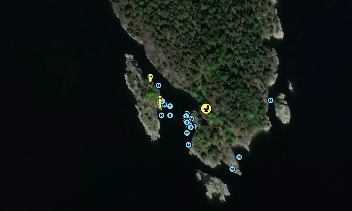 Satelite image of Klauholmen - Pinsehølet