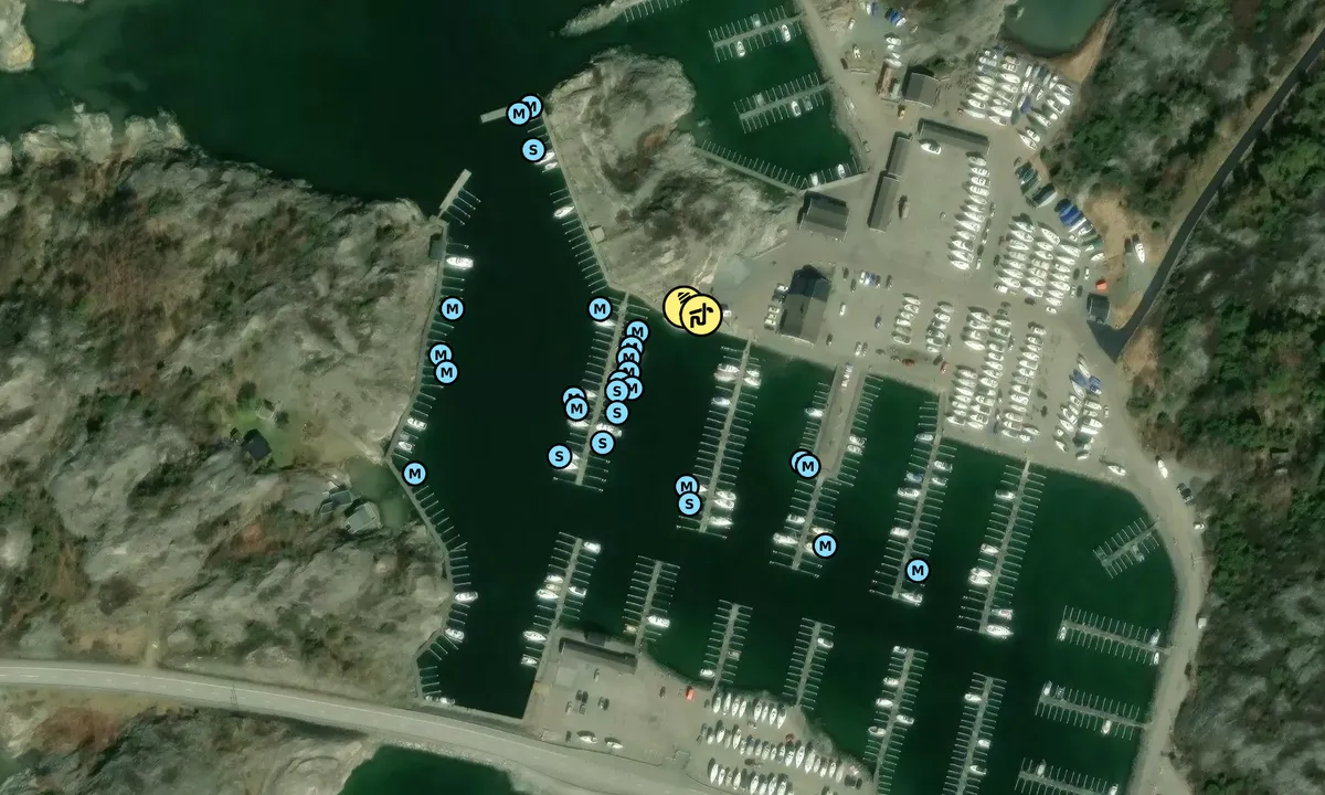 Satelite image of KMS Nordön - Södra hamnen