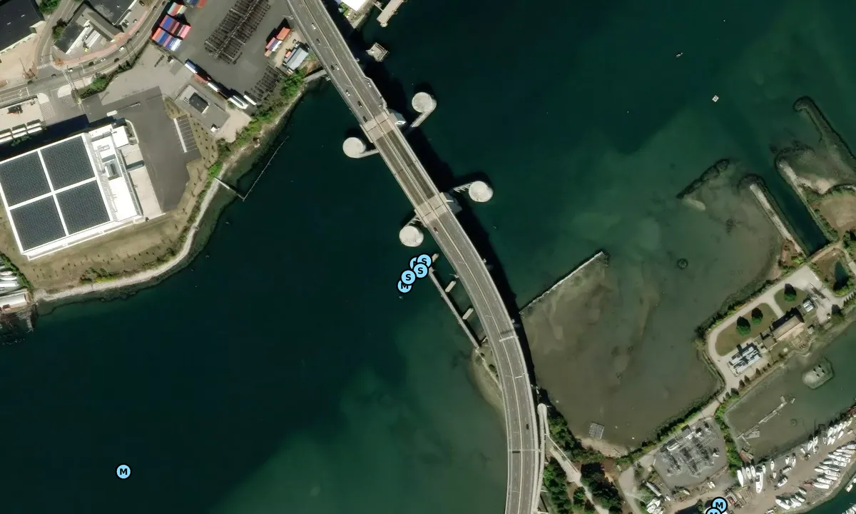 Satelite image of Knightville Landing