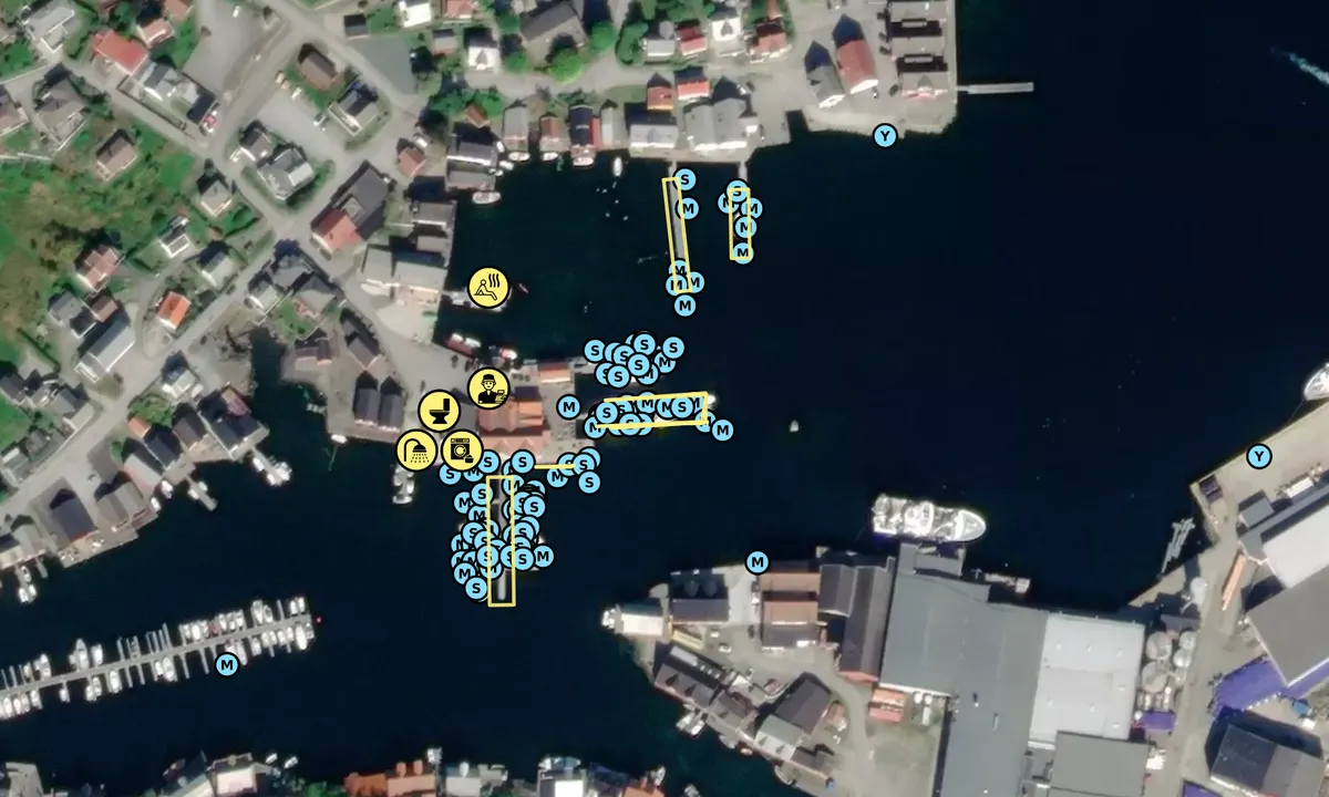 Satelite image of Knutholmen - Kalvåg