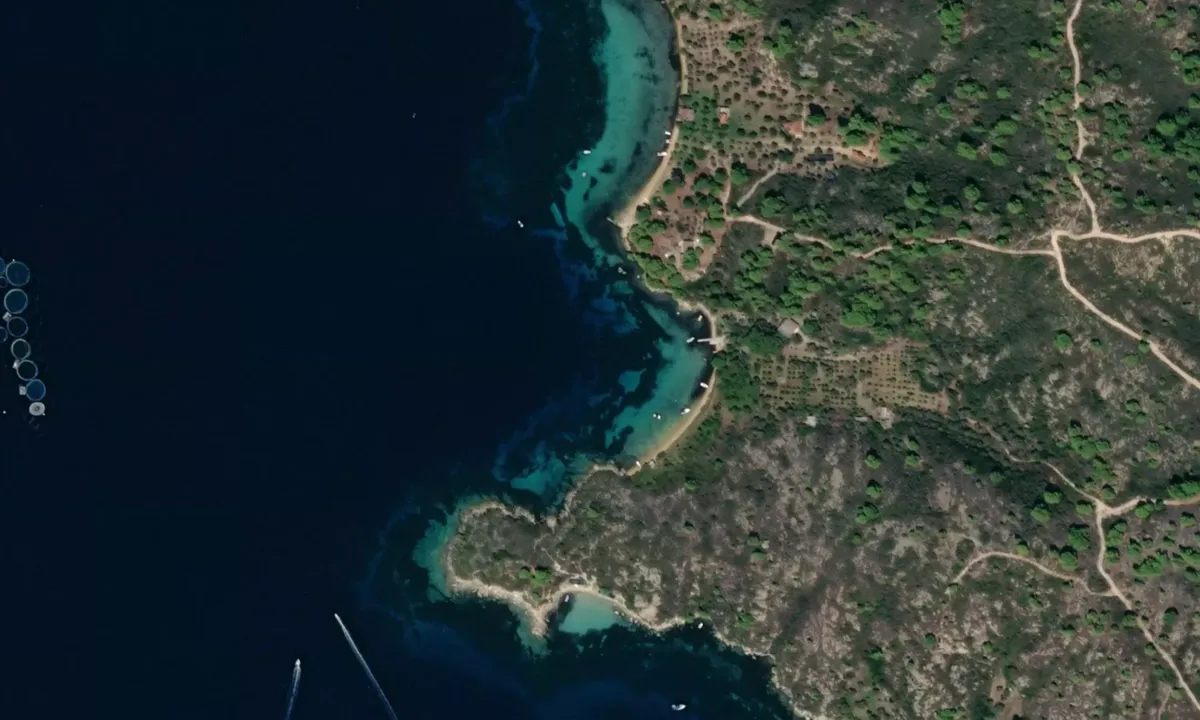 Flyfoto av Kod bora
