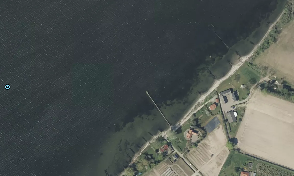 Satelite image of Kolding Fjord - Paradisbugten bouy