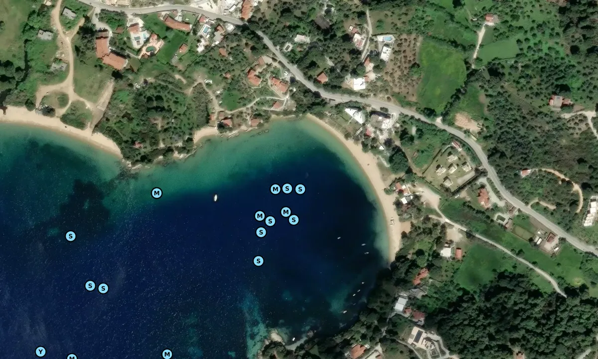Satelite image of Kolios Bay