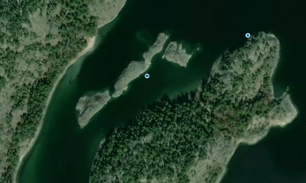 Satelite image of Köpingen