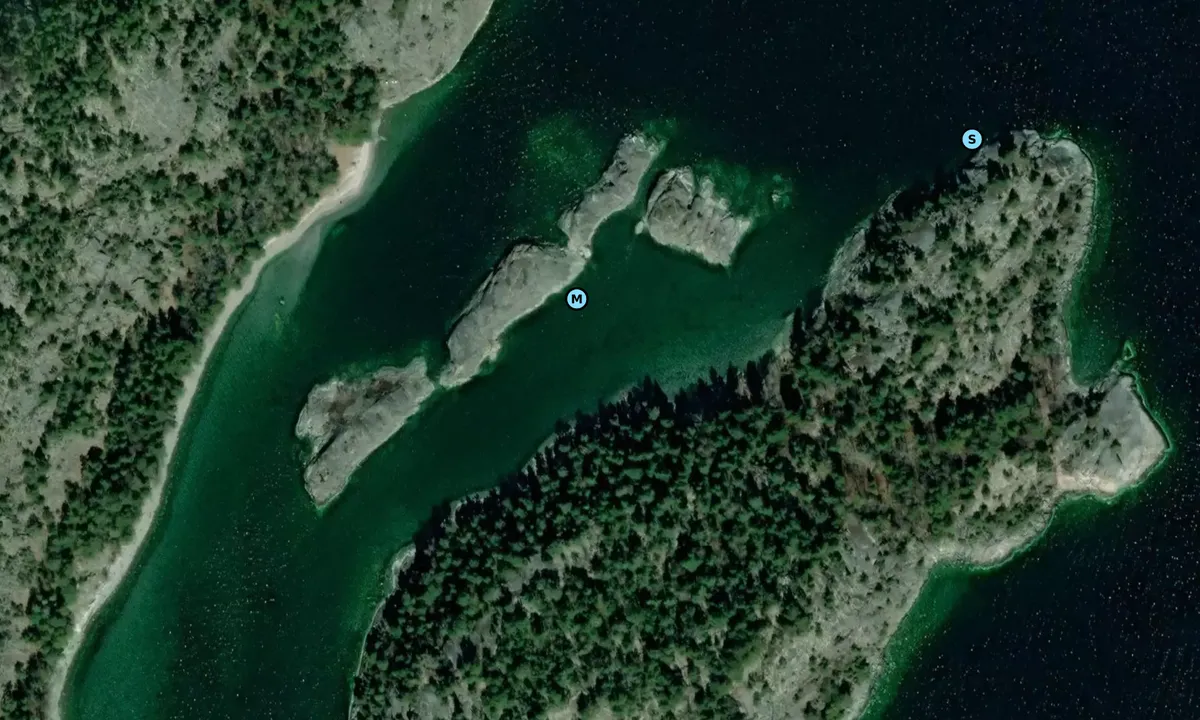 Satelite image of Köpingen